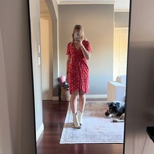 Anthropologie floral dress - perfect for weddings!